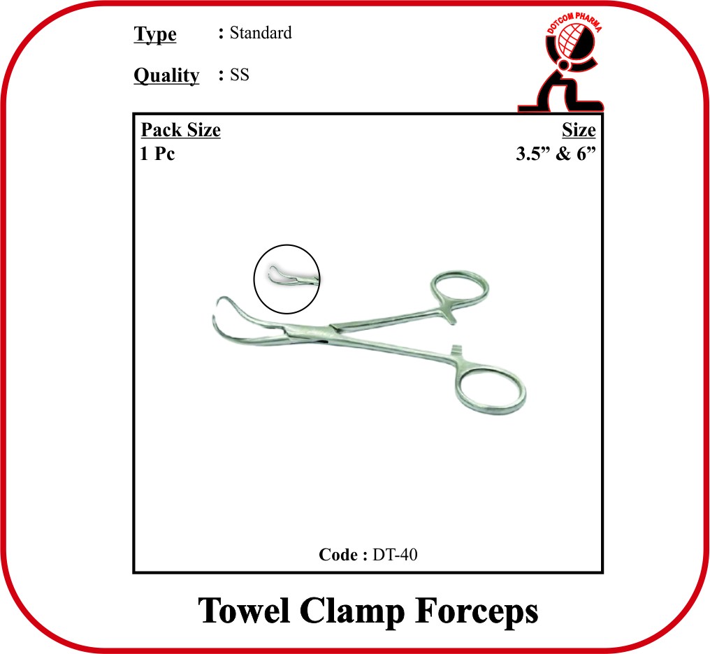 Towel Clamp Forceps-Backhaus/ Jones