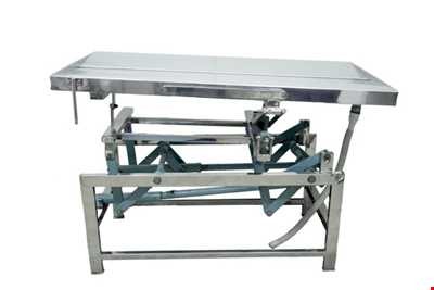 Manually Height Adjustment Animal Table