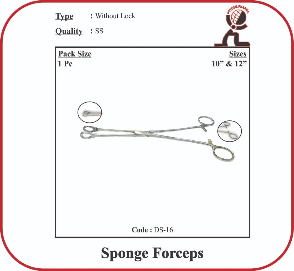 Sponge Holder/ Holding Forceps