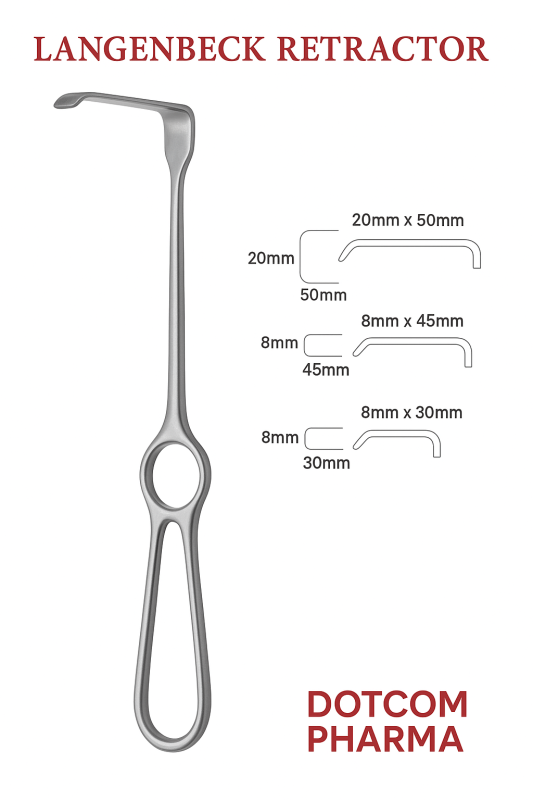 Langenbeck Right Angled Retractor