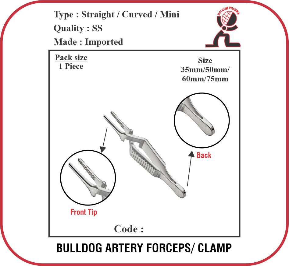 Bulldog Artery Forceps/ Or Clamp