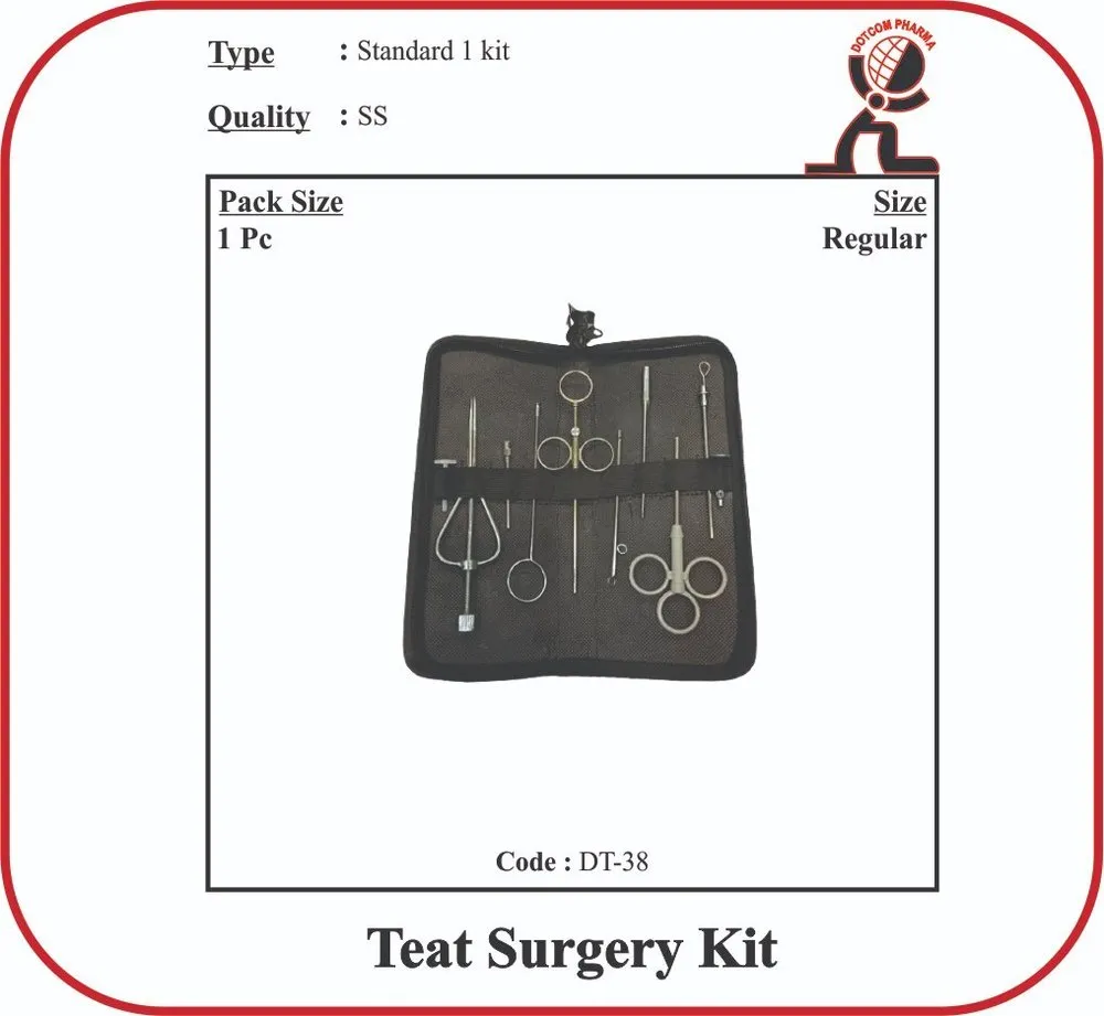 Teat Instrument Kit Or Teat Obstruction Set