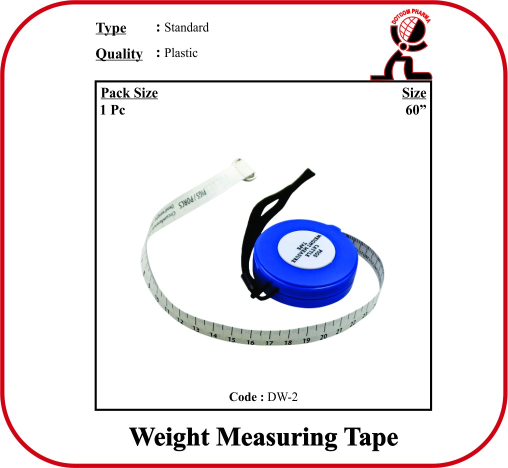 Weight Measuring  Tape