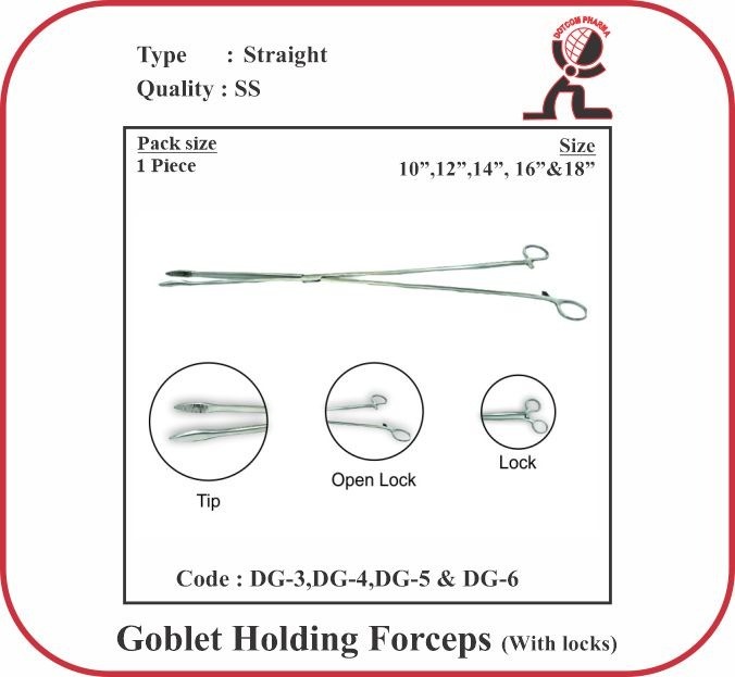Goblet Holding Forceps