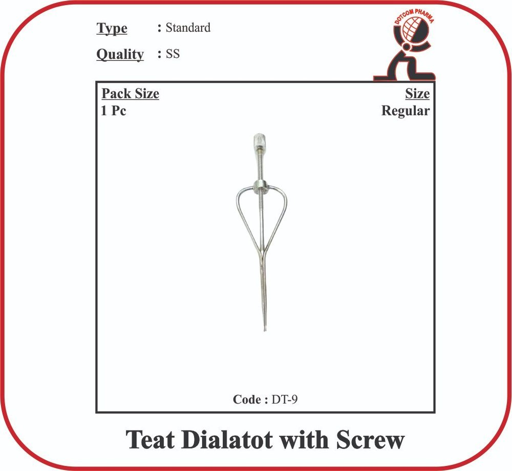 Teat Dilator with Screw