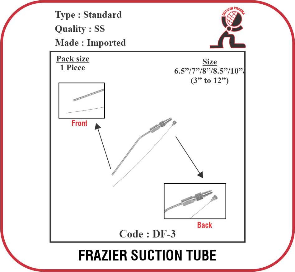 Frazier Suction Tube